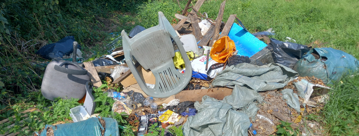 Waste dumped in Tenterden, Ashford