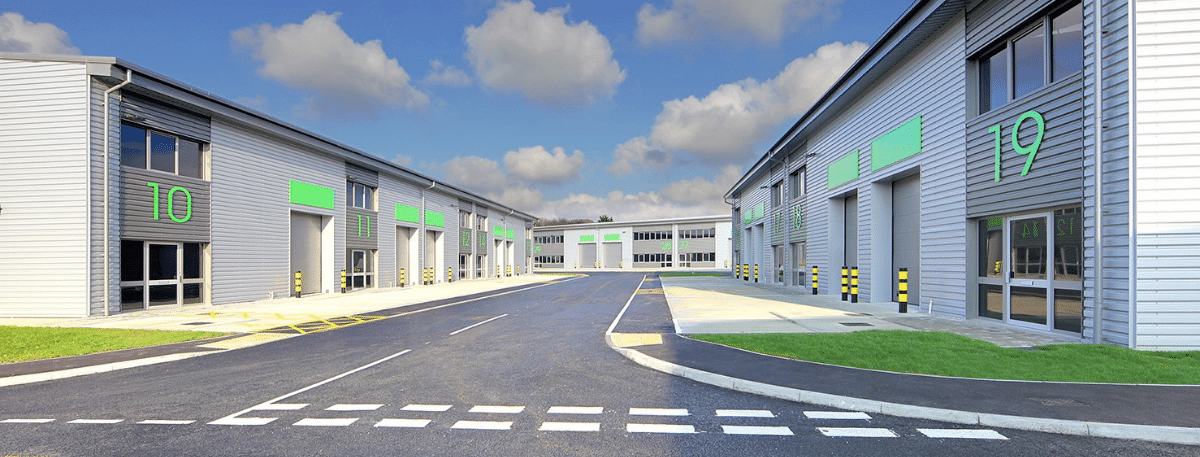 exterior look at Carlton Road Business Park in Ashford