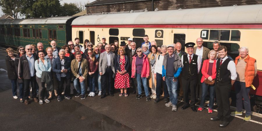 Image entitled All Aboard the Twinning Express: Significant anniversaries celebrated in style