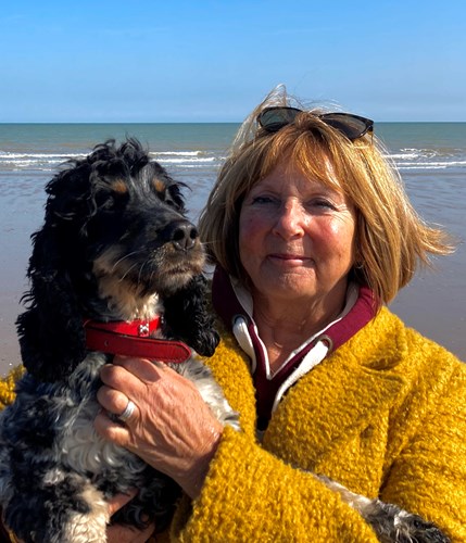 The Mayor of Ashford and her dog Benji