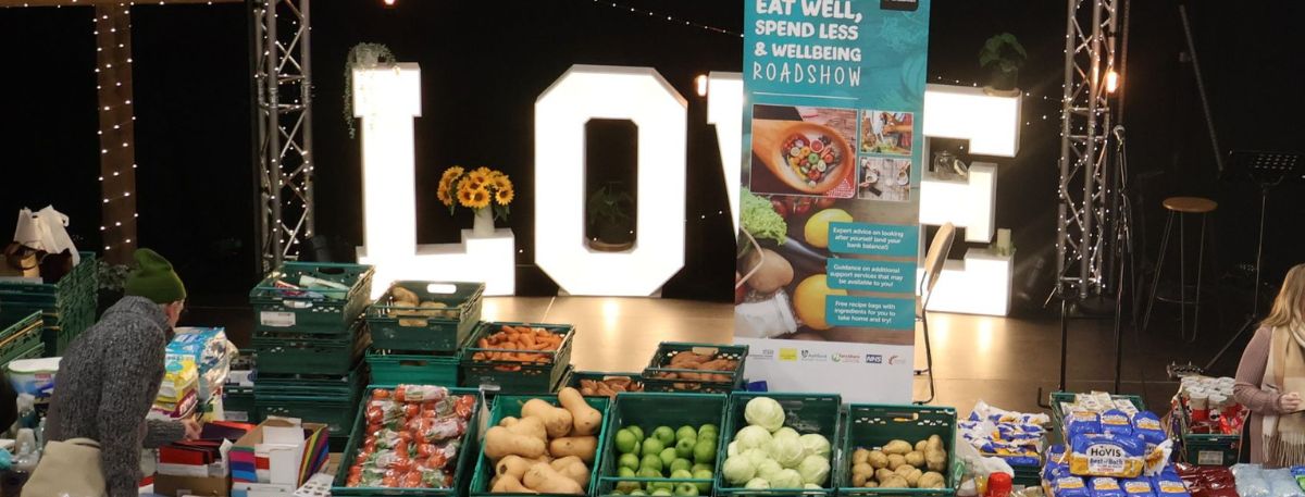 Fresh fruit and vegetables being provided to the community in Willesborough, Ashford