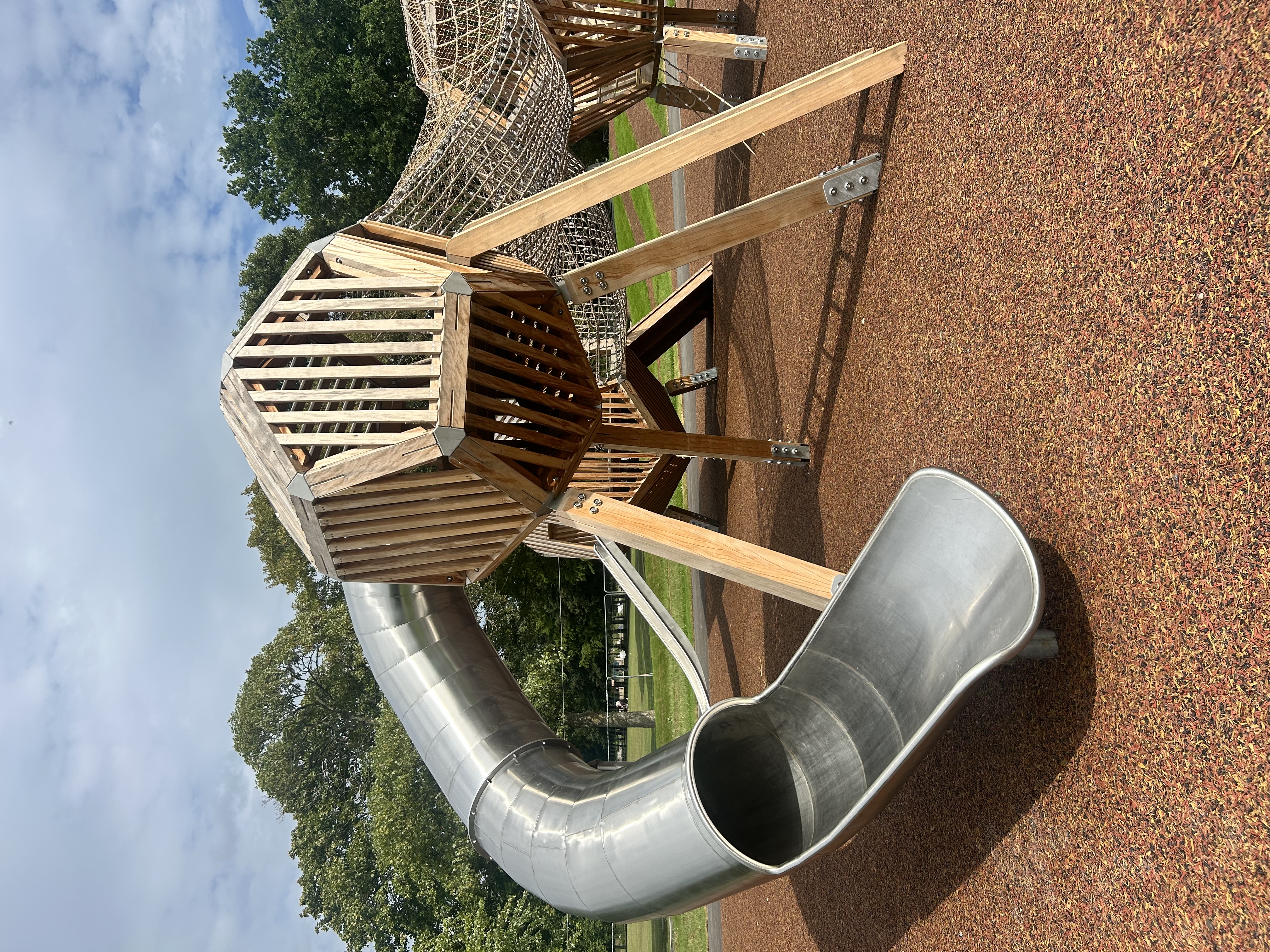 Image entitled Climbing frame and slide