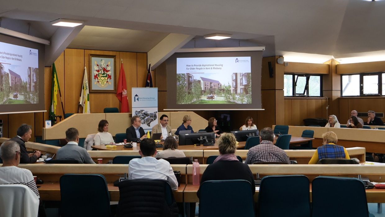 Kent Housing Group conference in Ashford Borough Council chamber