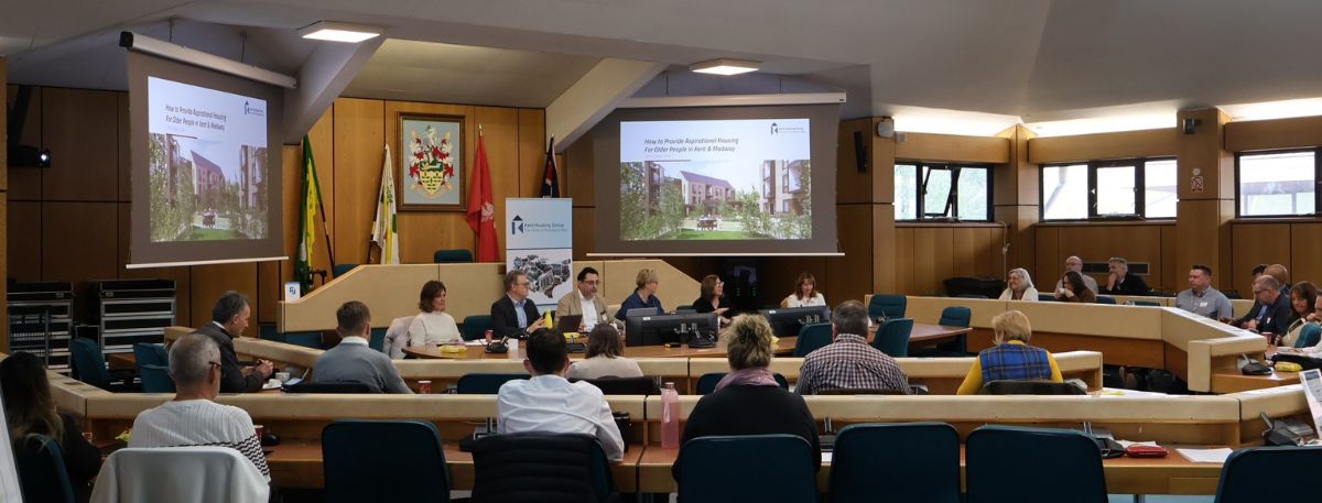 Kent Housing Group conference in Ashford Borough Council chamber