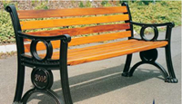 Cavendish seat memorial bench