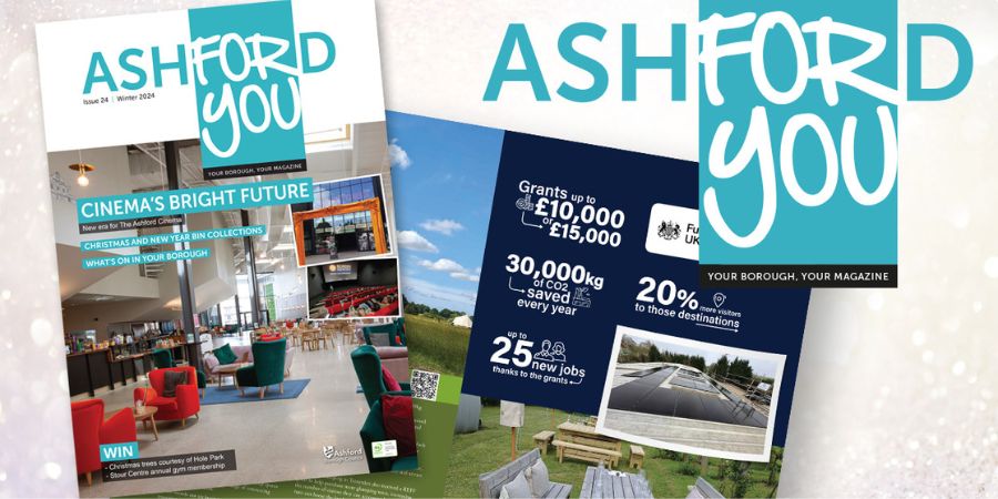 Image entitled Winter edition of Ashford For You magazine arrives