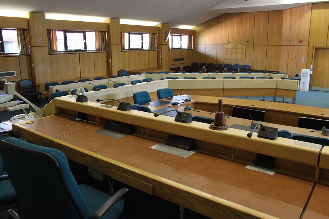 Photo of an empty Civic Centre