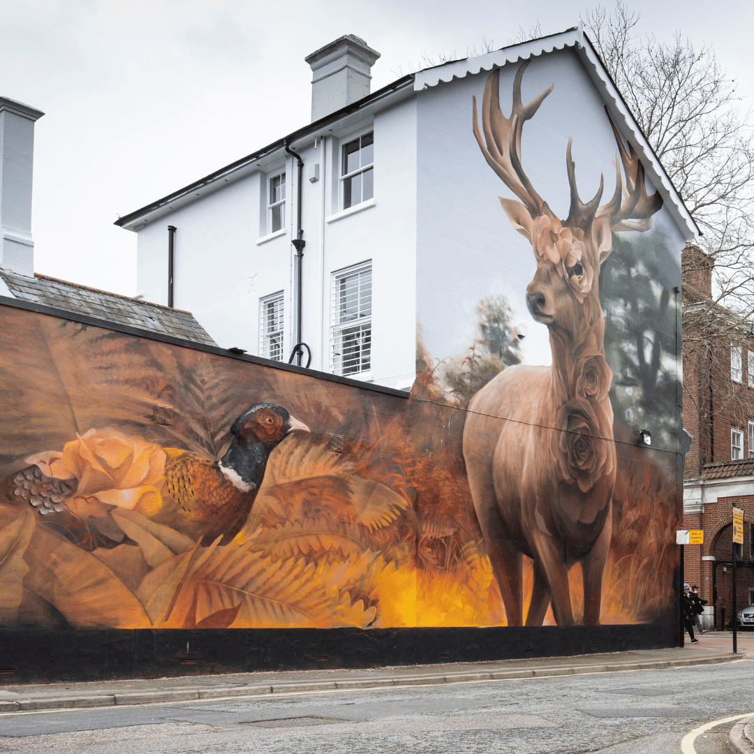 Image entitled Stag Mural